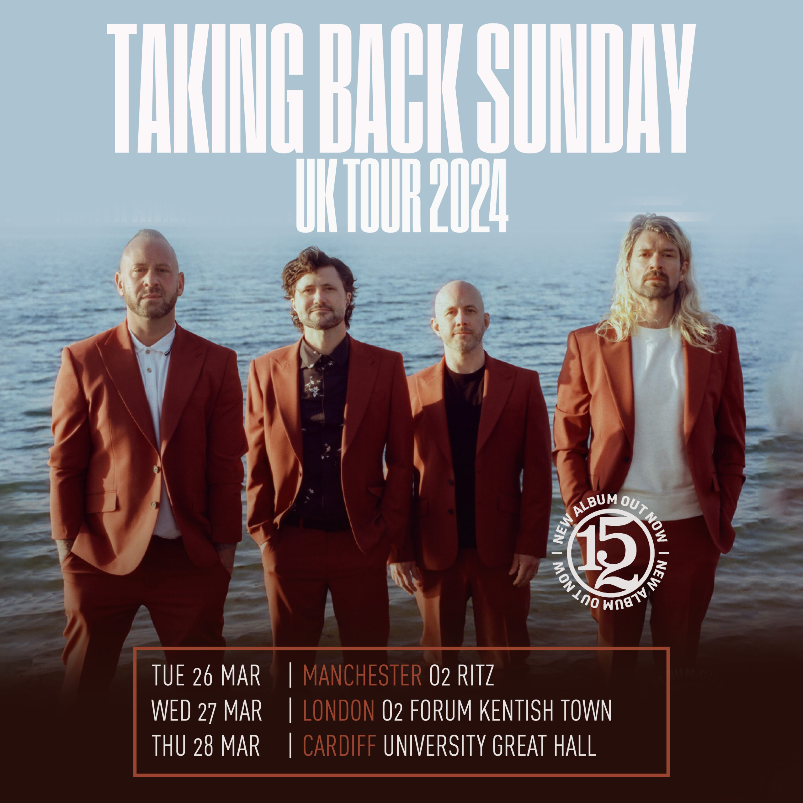 Taking Back Sunday UK Tour 2024