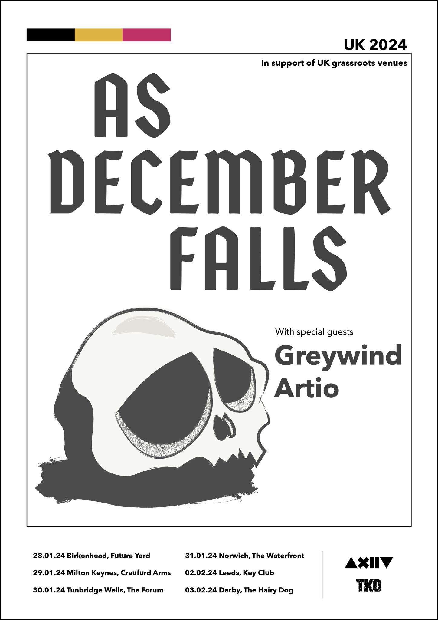 As December Falls UK Tour 2024