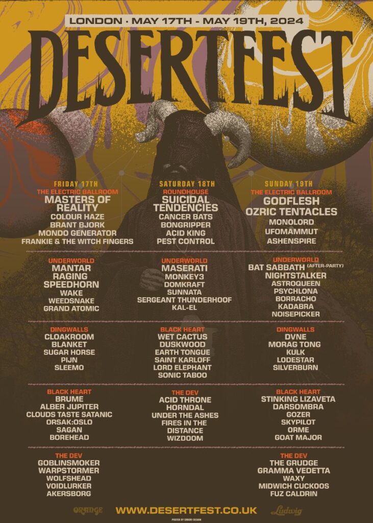Desertfest London 2024 - Announcement 3