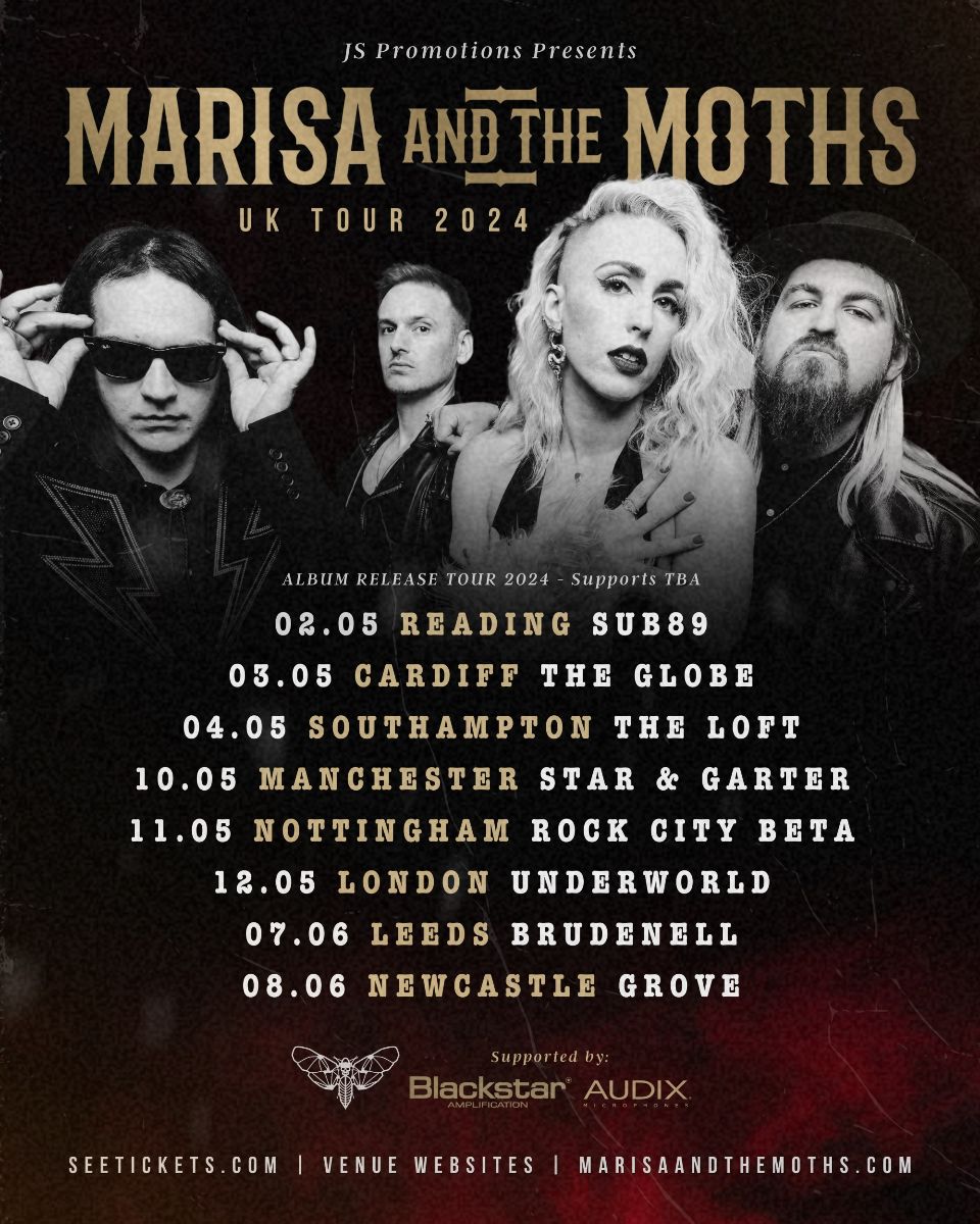 Marisa And The Moths UK Tour 2024