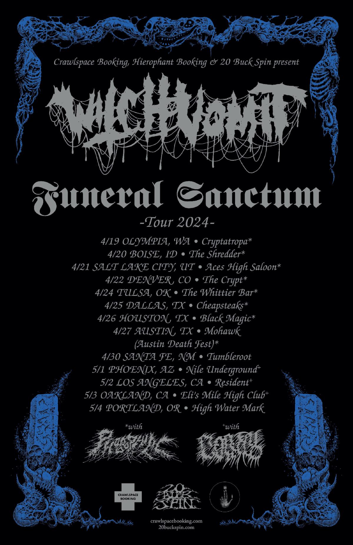 Witch Vomit North American Tour 2024