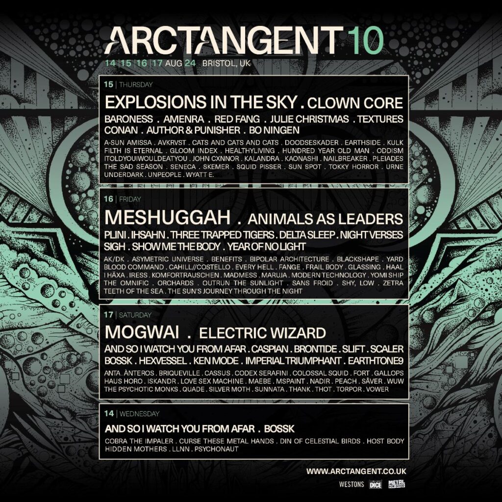 ArcTanGent Festival 2024 - Final Lineup