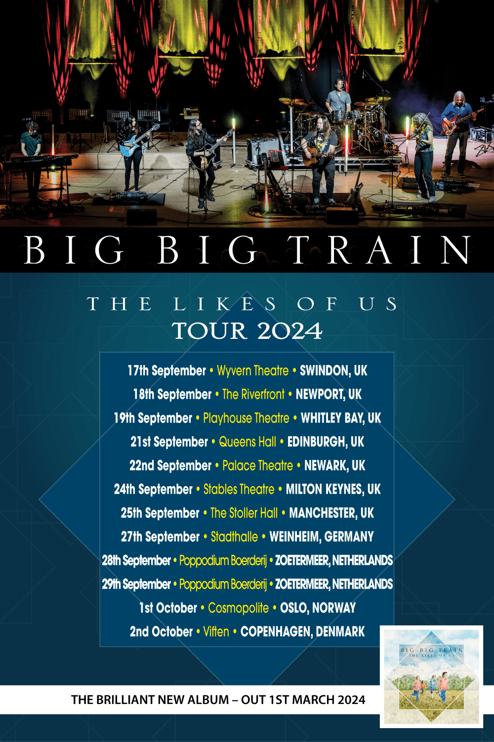 Big Big Train European Tour 2024