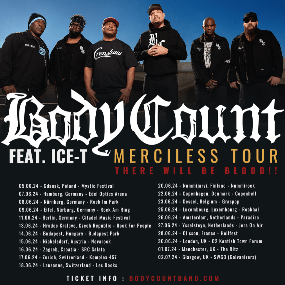 Body Count European Tour 2024