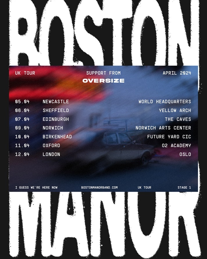 Boston Manor UK Tour 2024