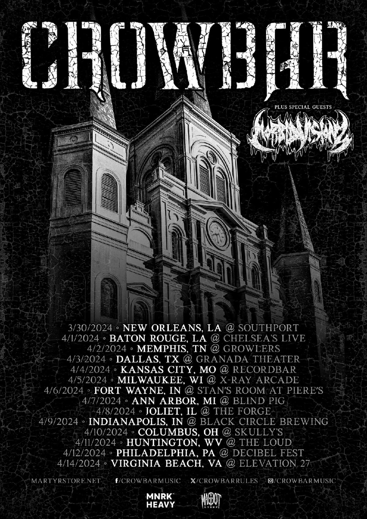 Crowbar North American Tour 2024