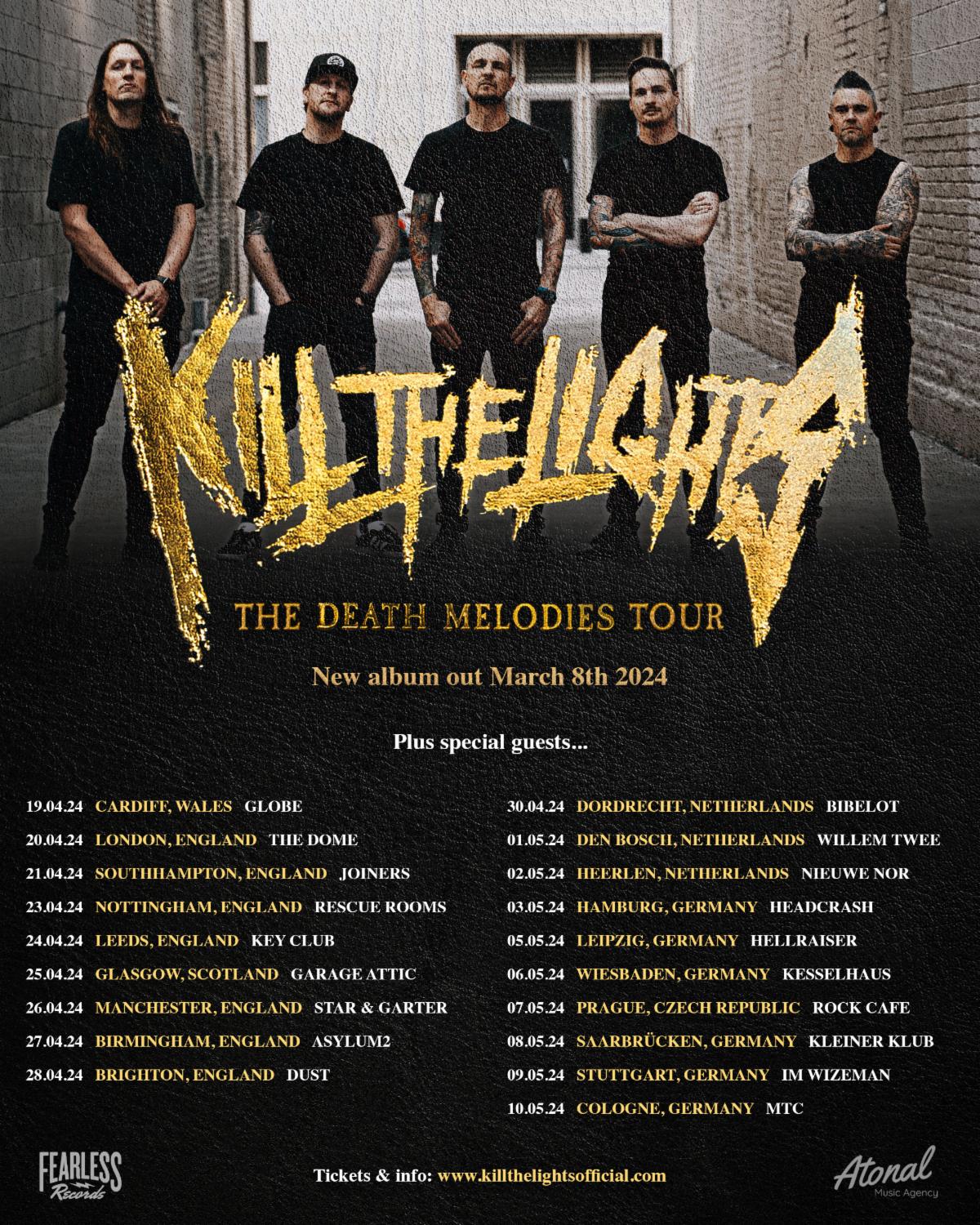 Kill The Lights European Tour 2024