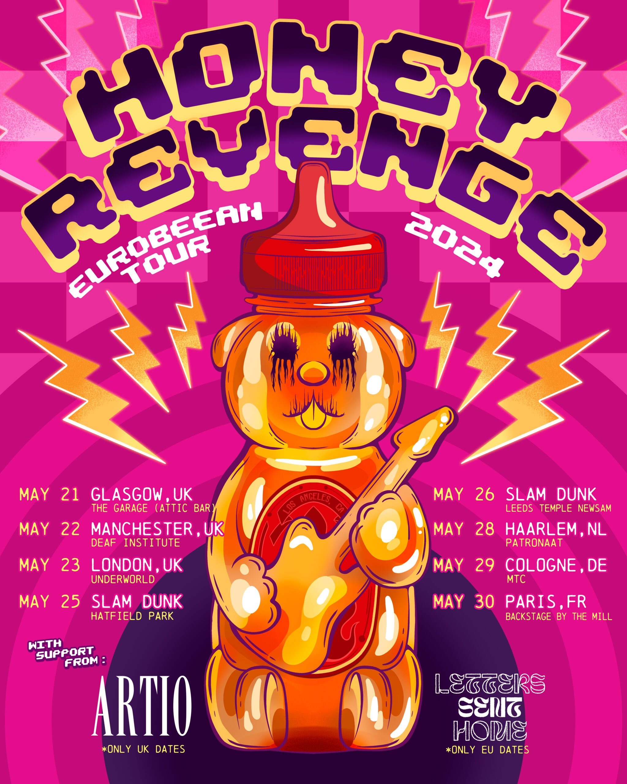 Honey Revenge European Tour 2024