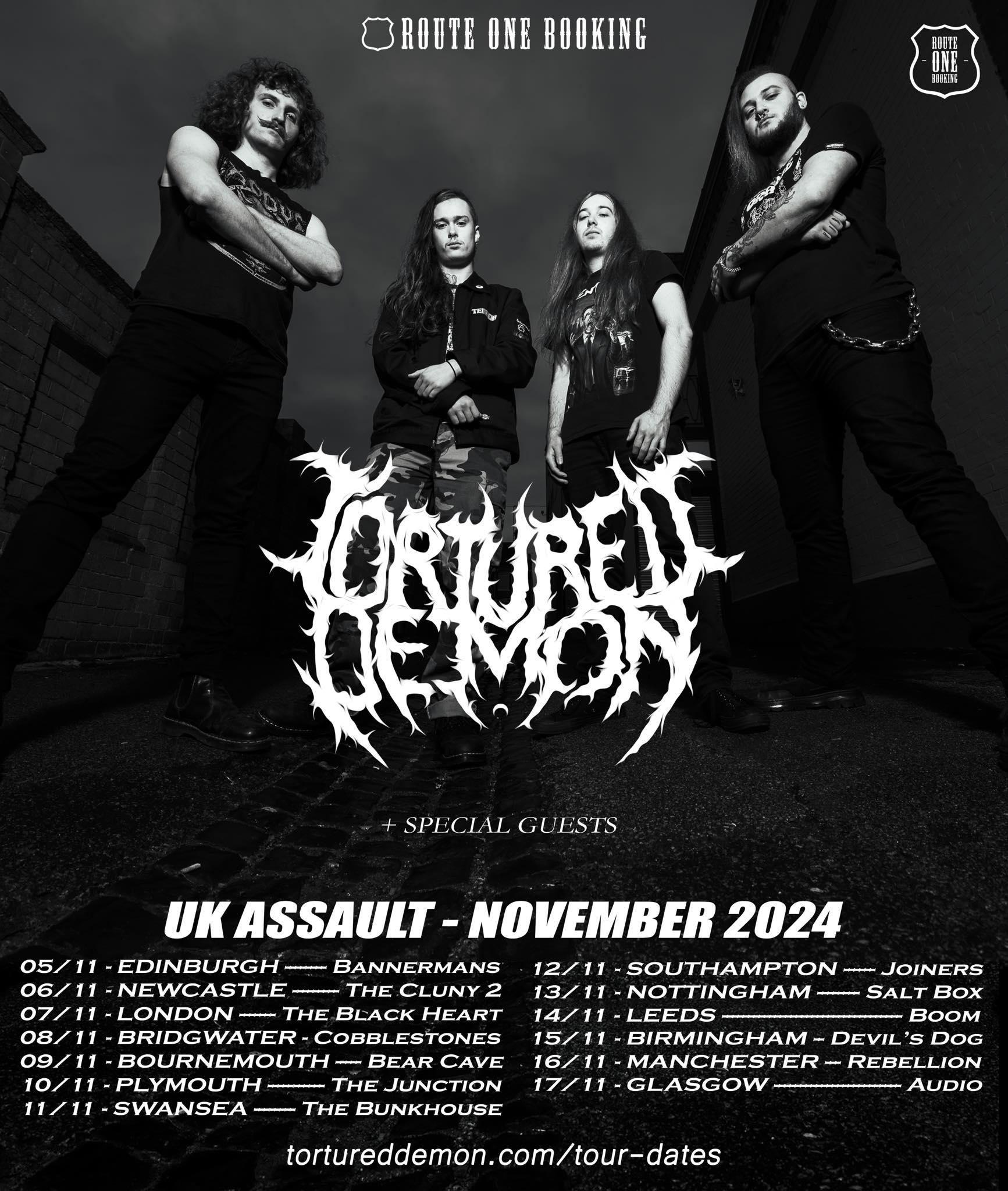 Tortured Demon UK Tour 2024