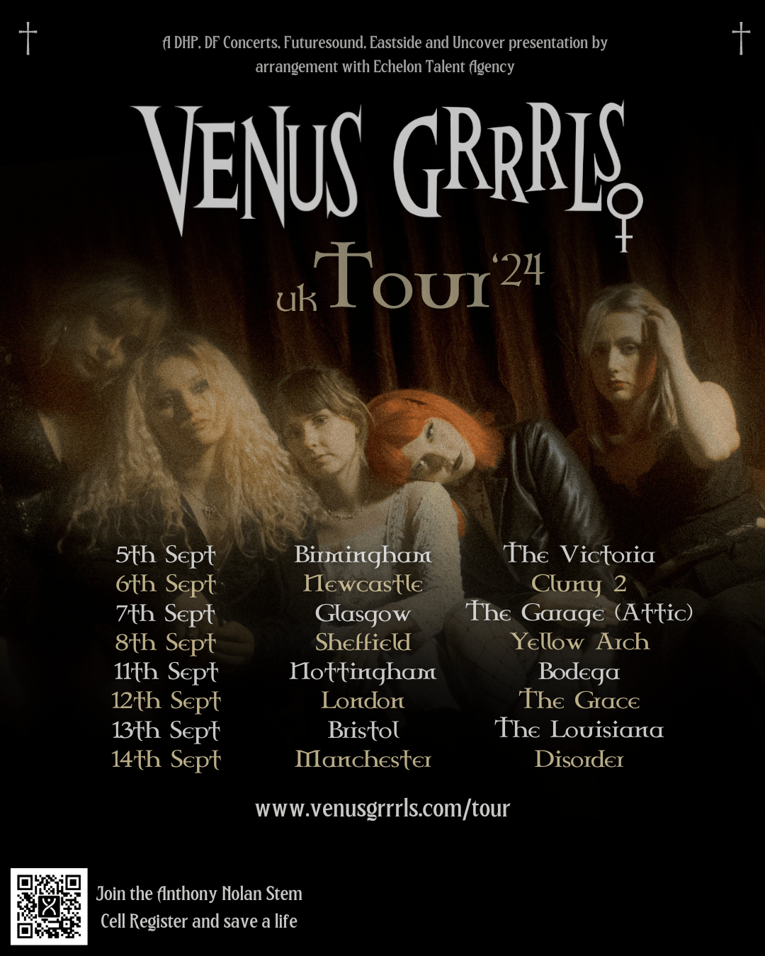 Venus Grrrls UK Tour 2024