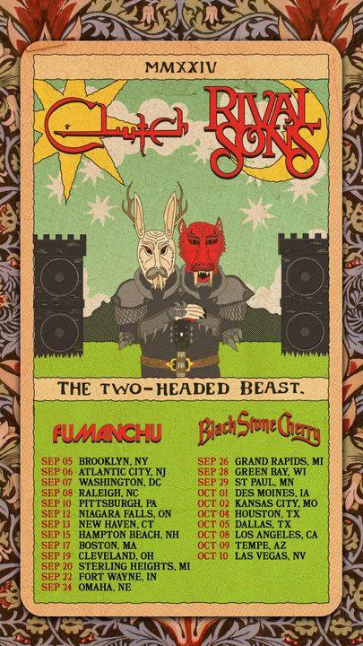 Clutch and Rival Sons co-headline North American tour 2024