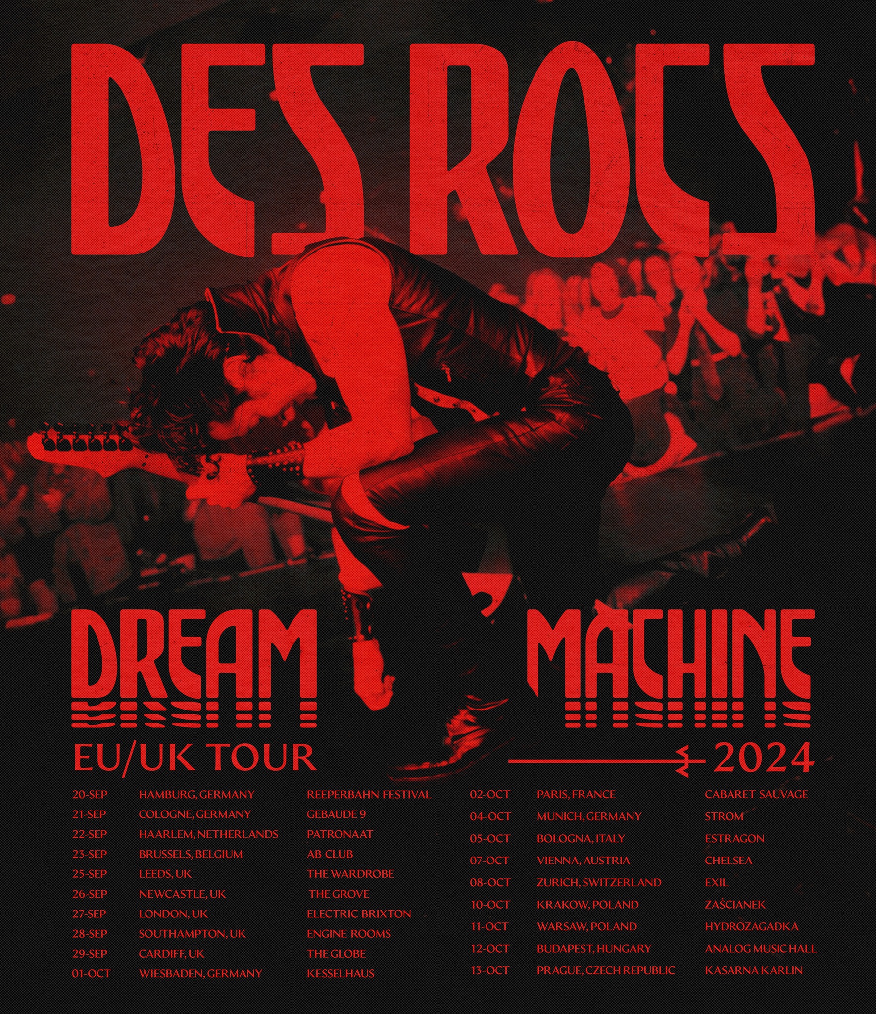 Des Rocs European Tour 2024