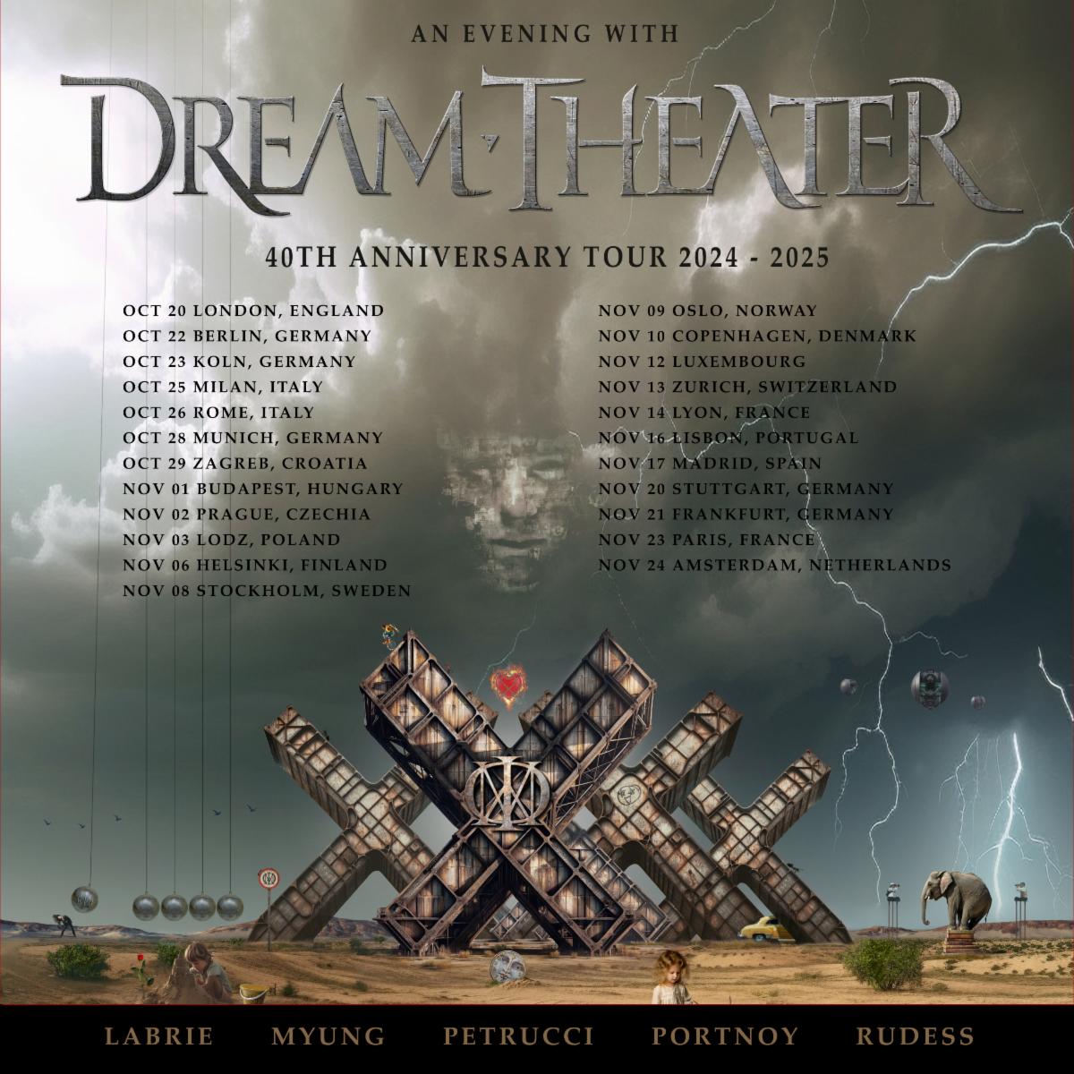 Dream Theater European Tour 2024