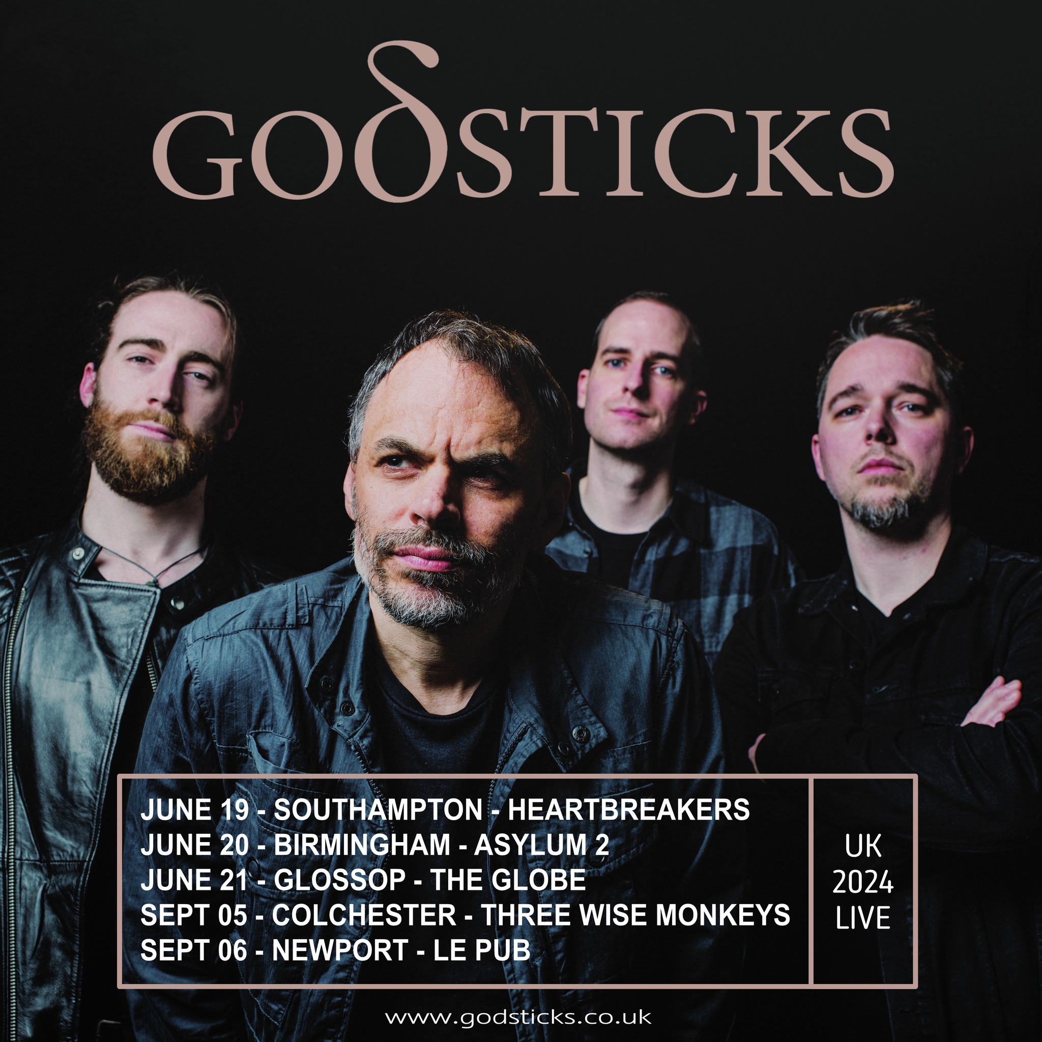 Godsticks UK Tour 2024