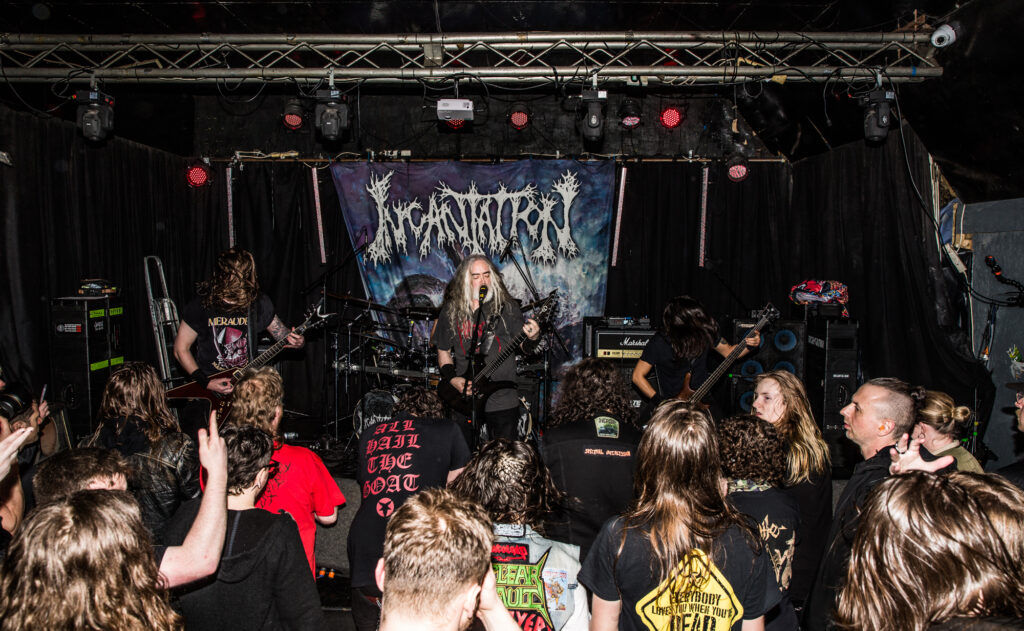 Incantation live @ Audio, Glasgow. Photo Credit: Duncan McCall