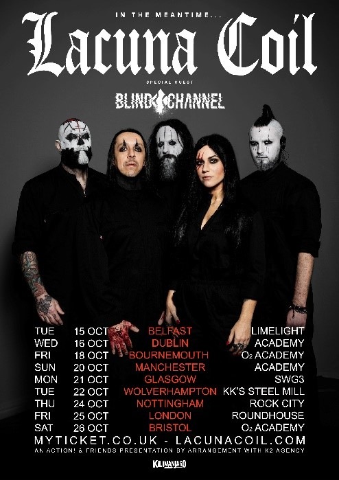 Lacuna Coil UK Tour 2024