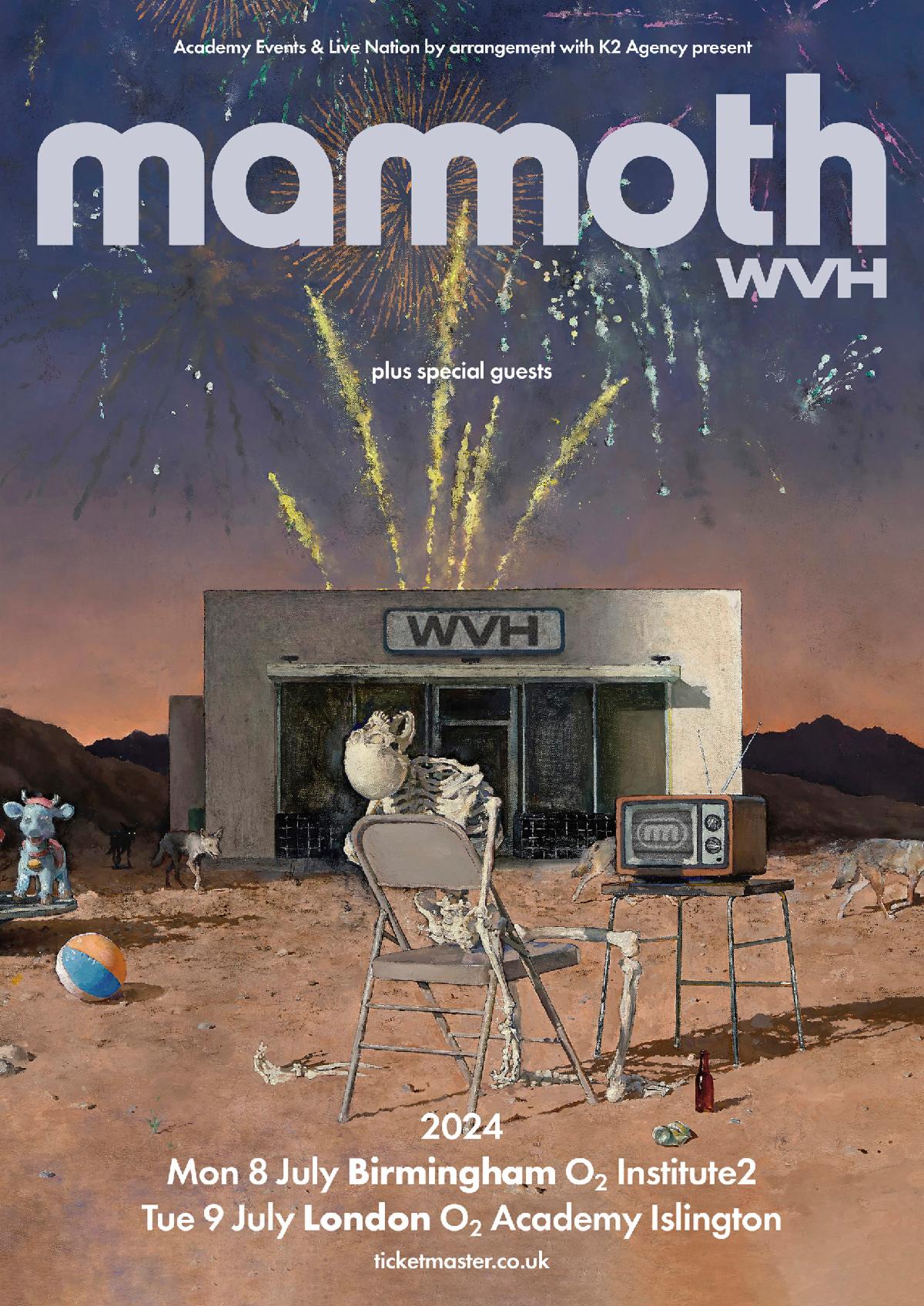 Mammoth WVH UK shows 2024