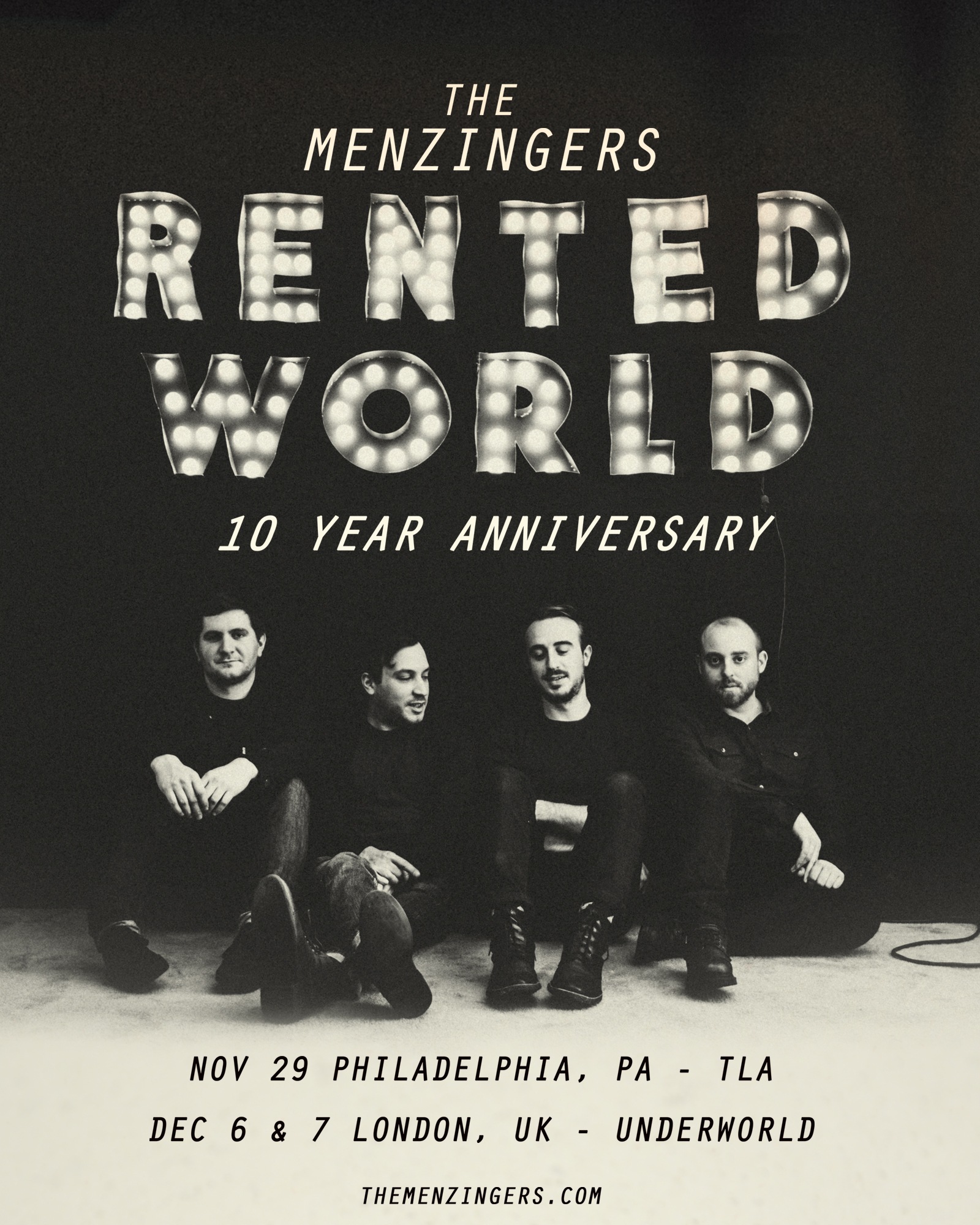 The Menzingers Rented World Anniversary Shows 2024