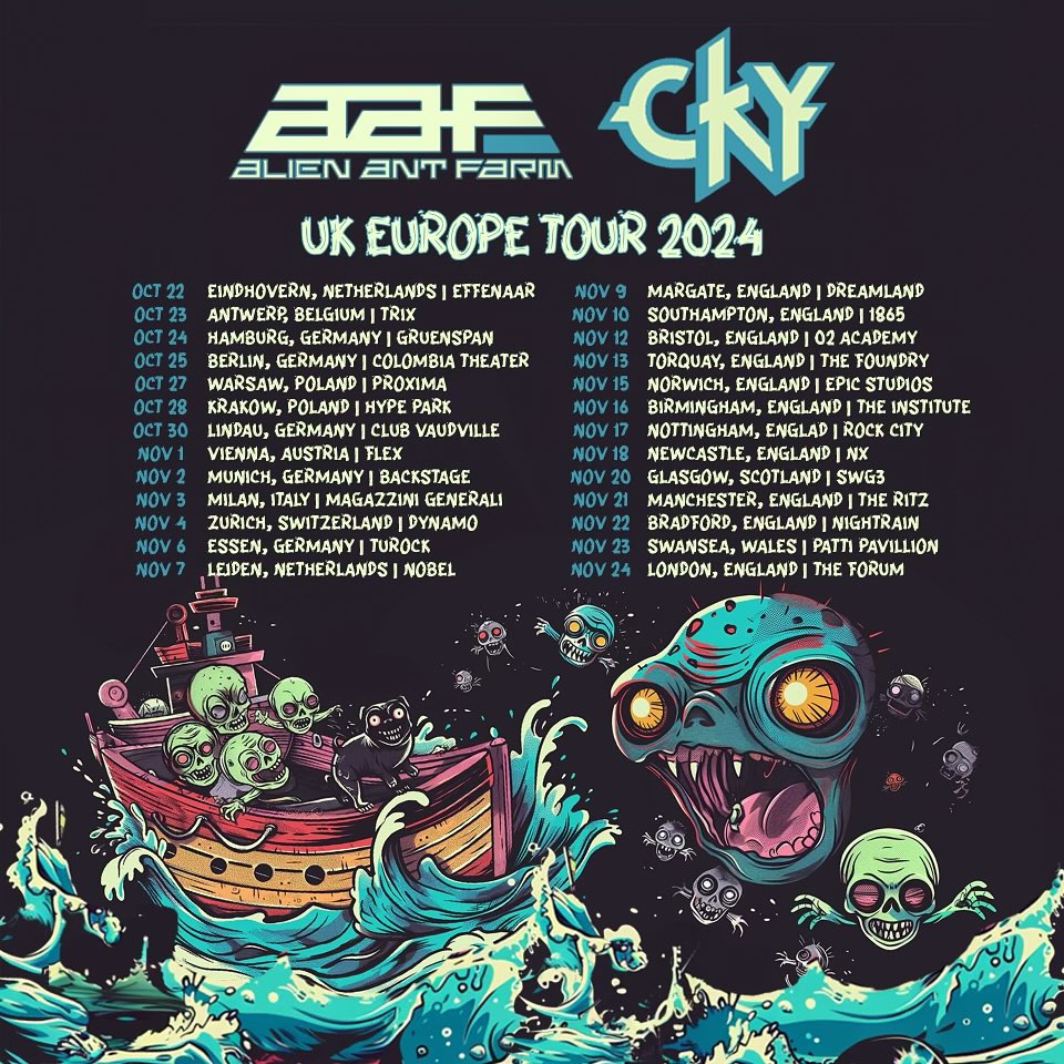 Alien Ant Farm and CKY co-headline European tour 2024