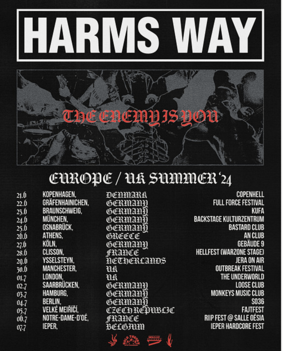 Harm's Way European Tour 2024