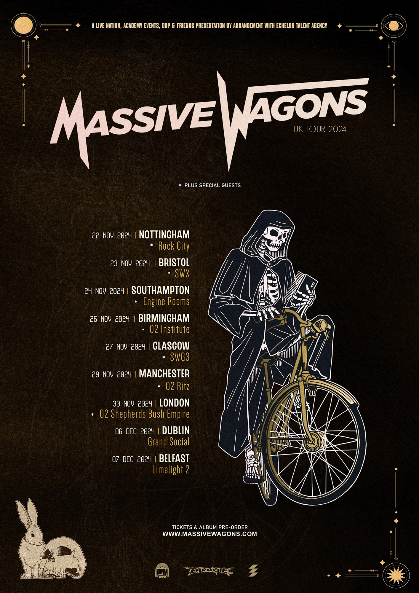 Massive Wagons UK Tour 2024