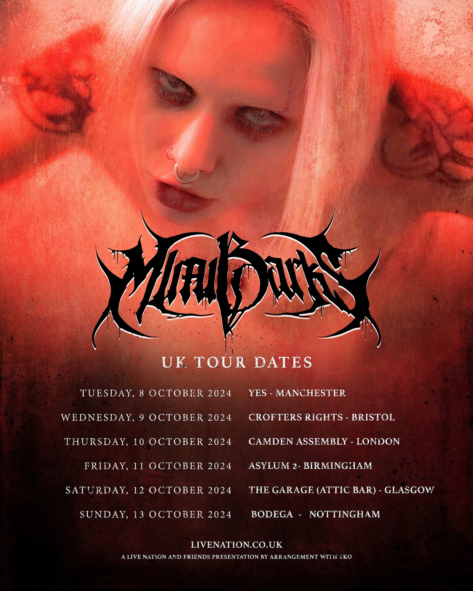 Mimi Barks UK tour 2024