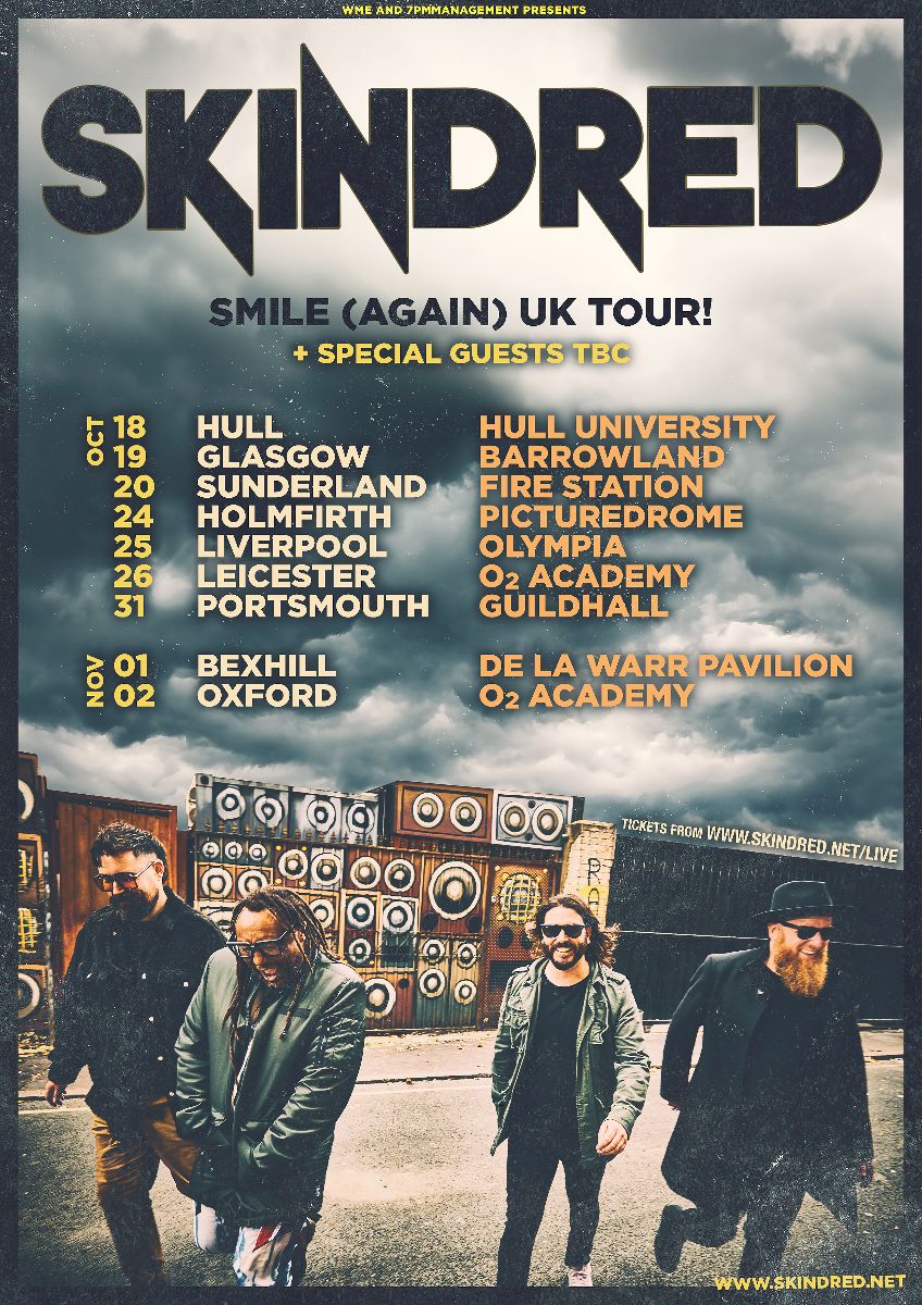 Skindred UK Tour 2024