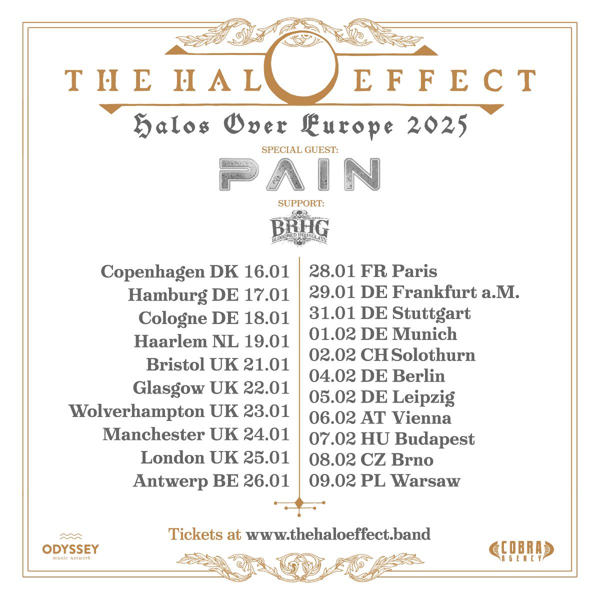 The Halo Effect European Tour 2025