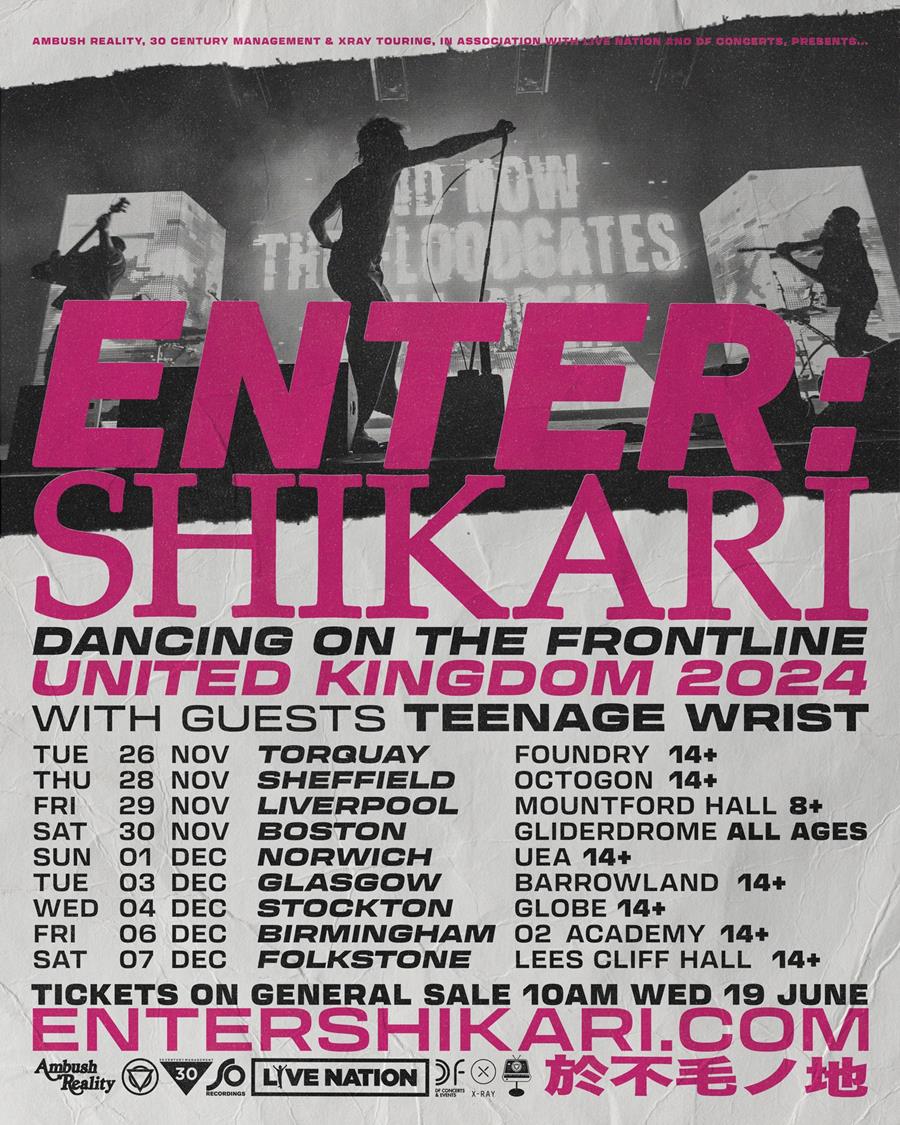 Enter Shikari UK Tour 2024