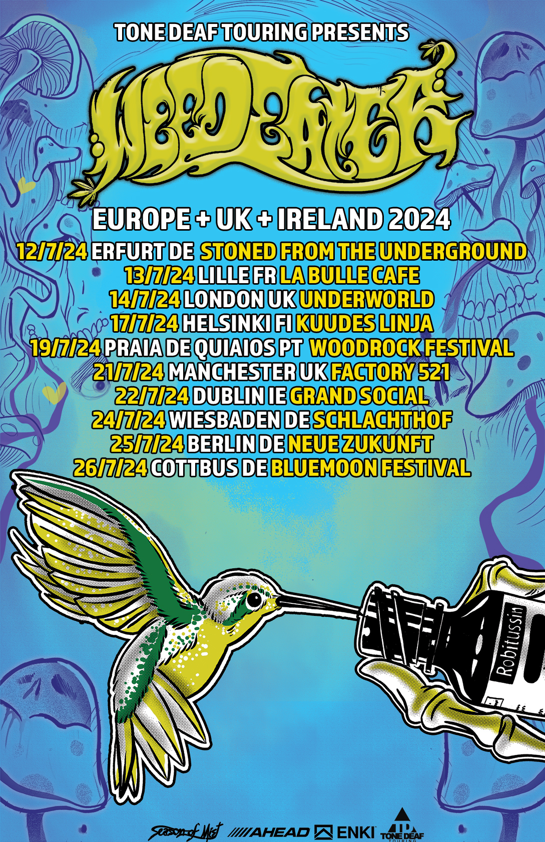 Weedeater European Tour 2024