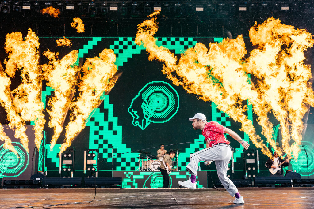 Enter Shikari live @ Download Festival 2024. Photo Credit: Andrew Whitton