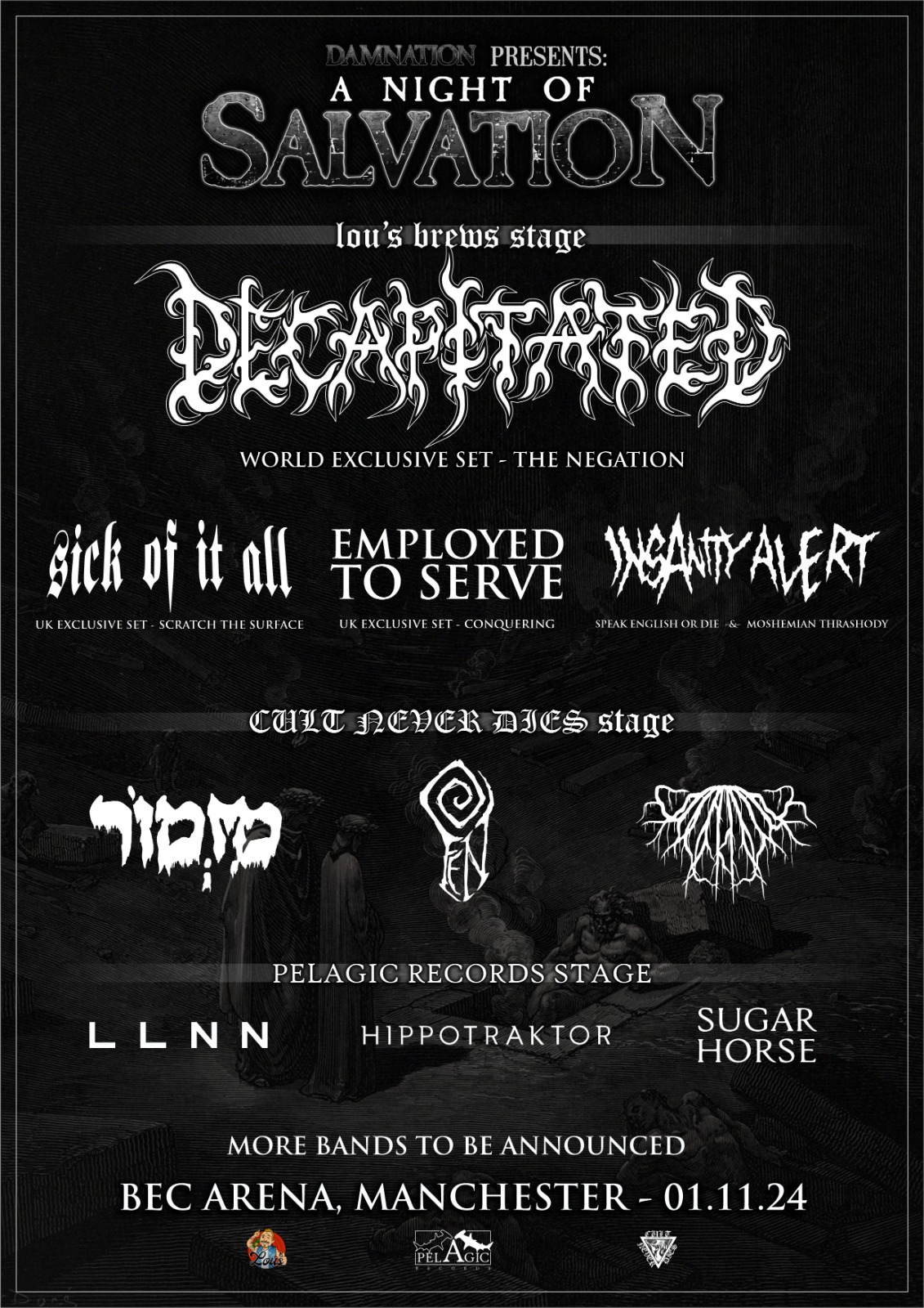 Damnation Festival 2024 - A Night Of Salvation - Announcement 2