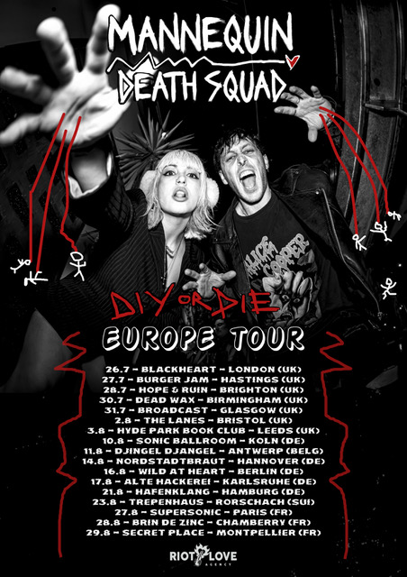 Mannequin Death Squad European Tour 2024