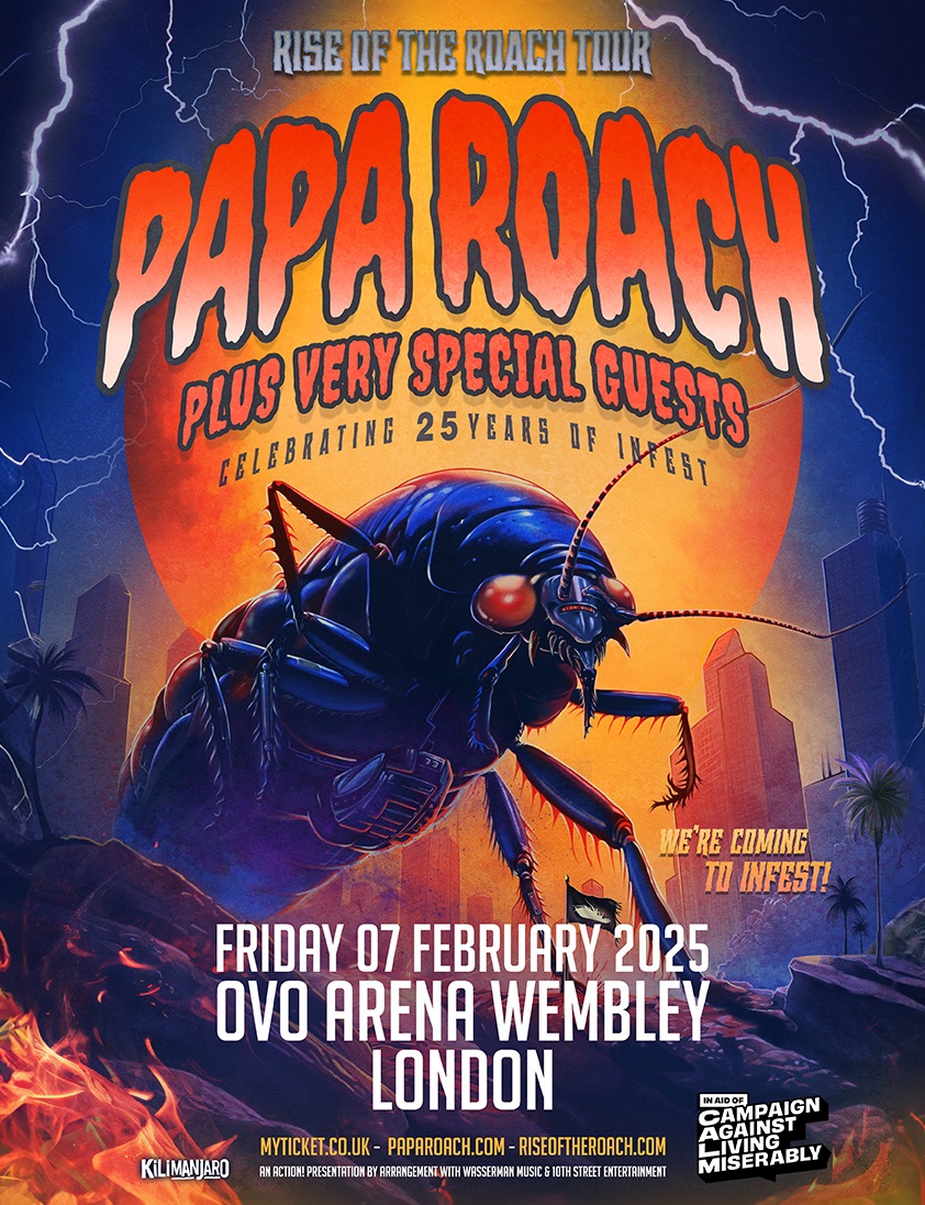 Papa Roach UK show 2024