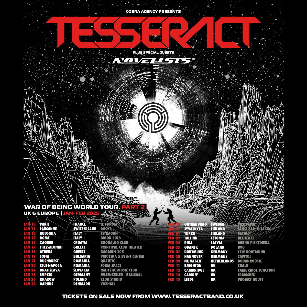 TesseracT European Tour 2025