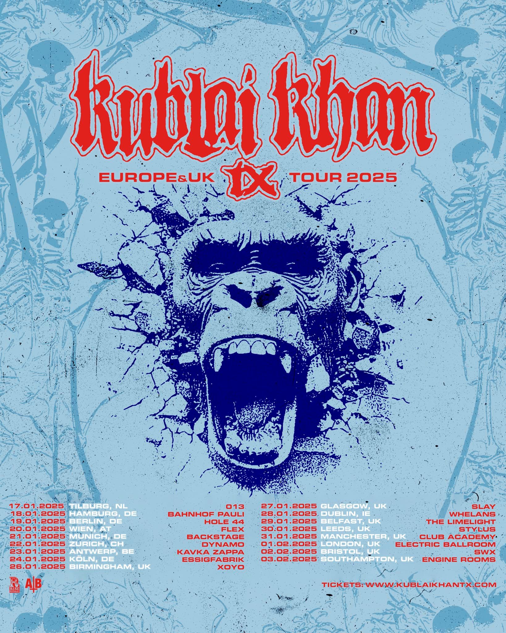 Kublai Khan TX European Tour 2025