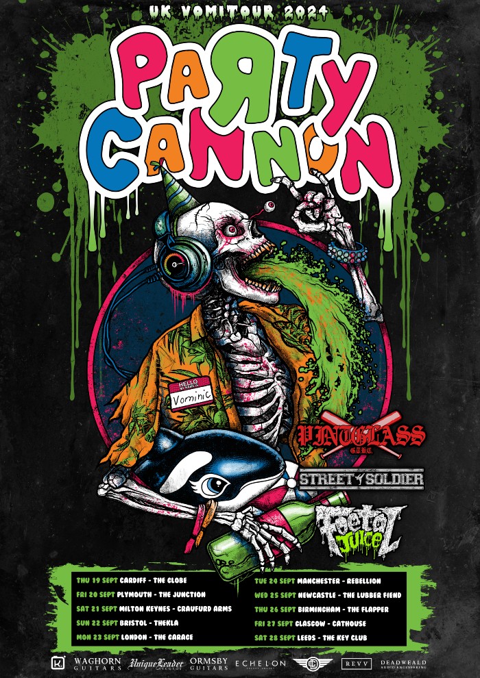 Party Cannon UK Tour 2024