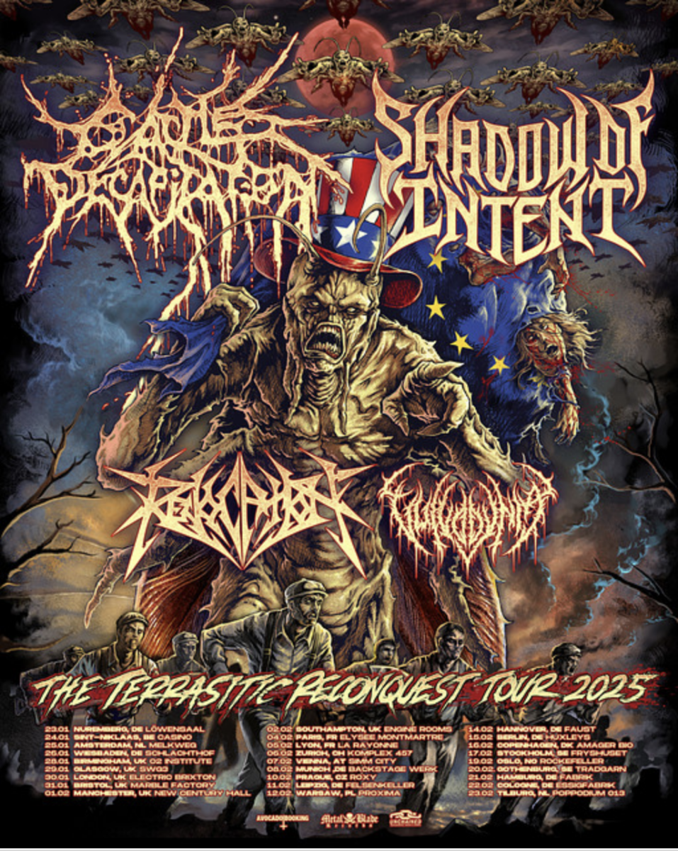 Cattle Decapitation and Shadow of Intent co-headline European tour 2025