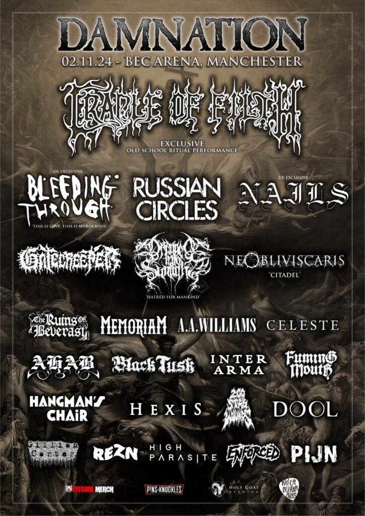 Damnation Festival 2024 - Final Lineup_1