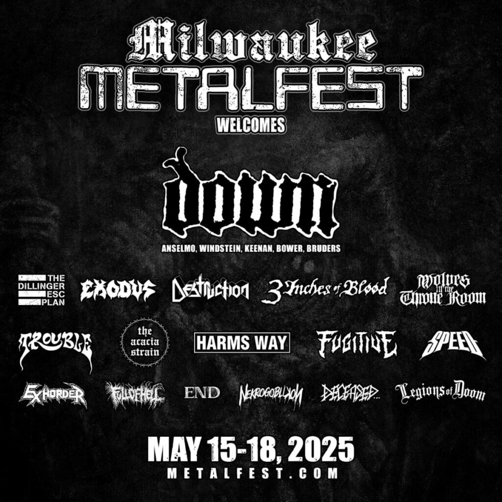 Milwaukee Metal Festival 2025 - Announcement 1
