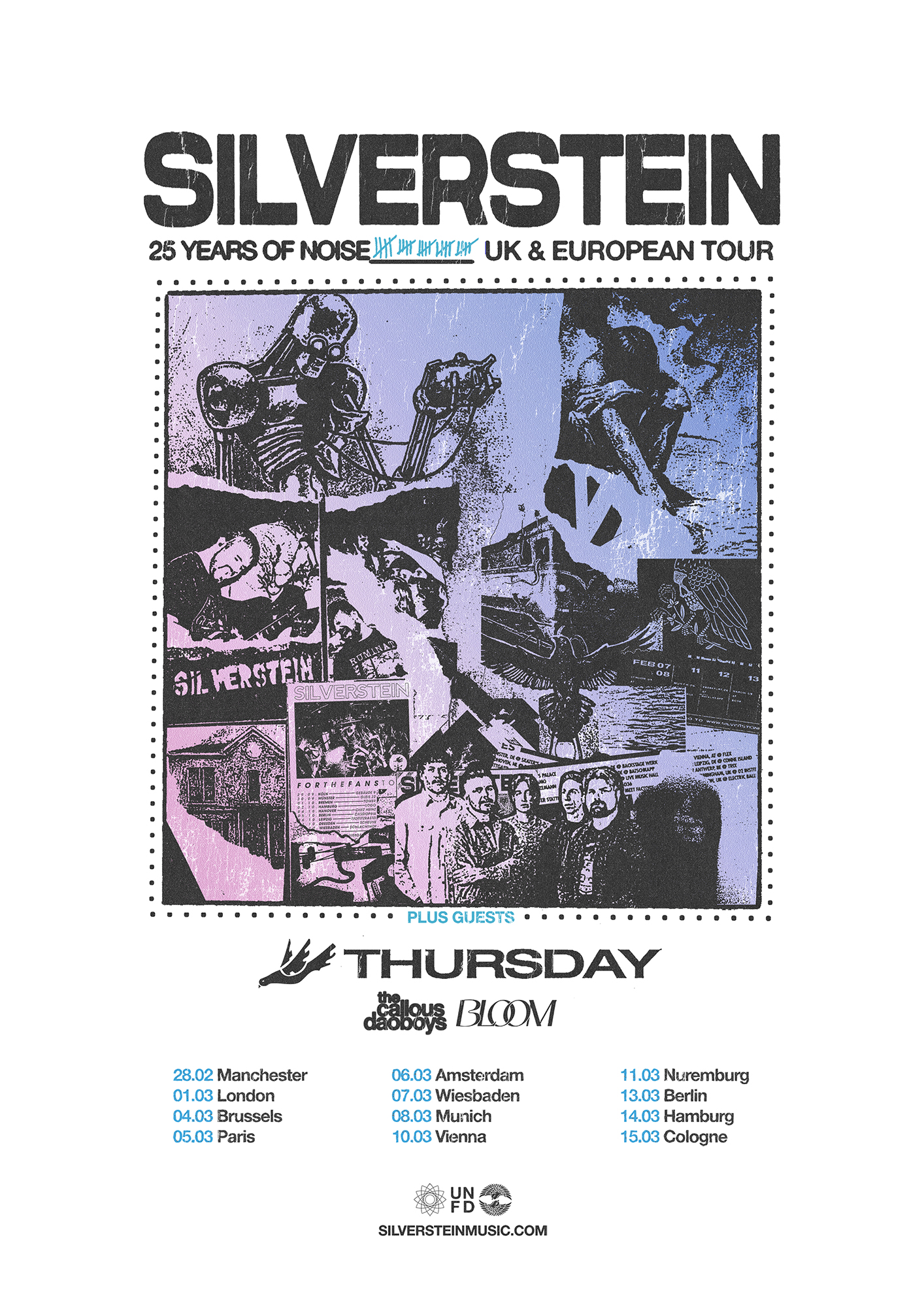 Silverstein European Tour 2025