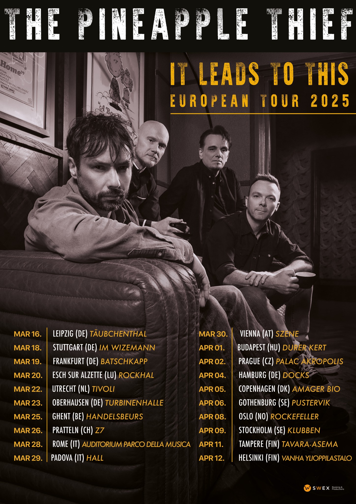 The Pineapple Thief European Tour 2025