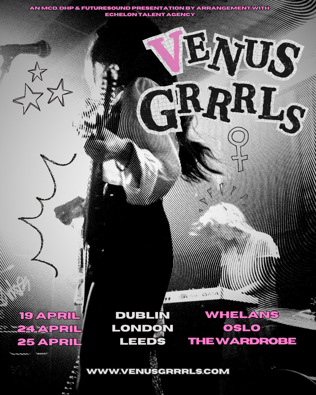 VENUS GRRRLS UK and Ireland shows 2025