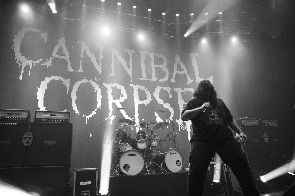 Cannibal Corpse live @ The Roundhouse, London. Photo Credit: Sarah Tsang