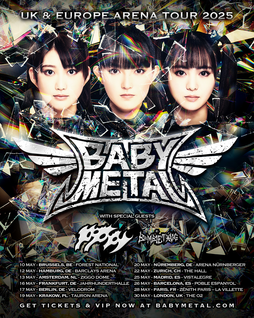 BABYMETAL European Tour 2025