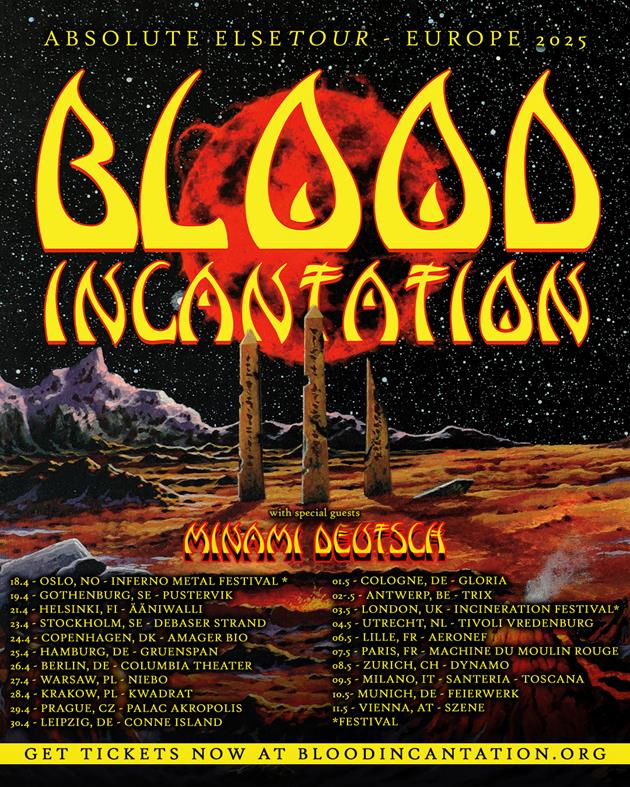 Blood Incantation European Tour 2025