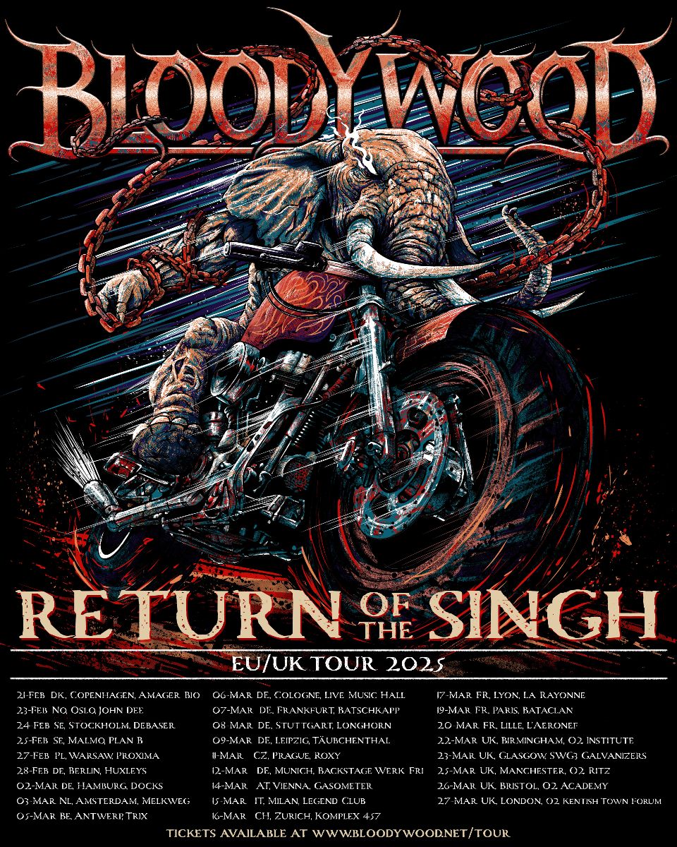 Bloodywood European Tour 2025