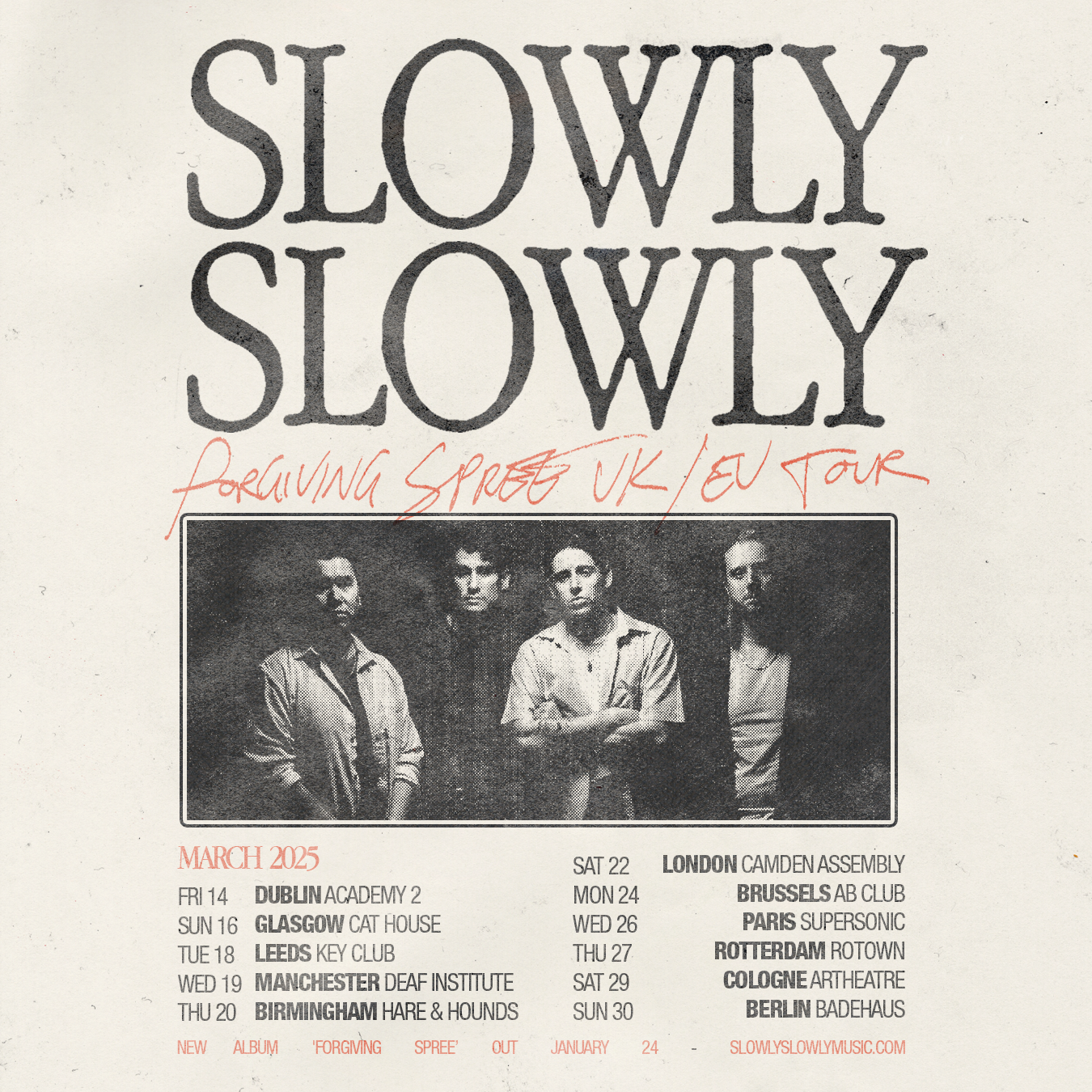 Slowly Slowly European Tour 2025