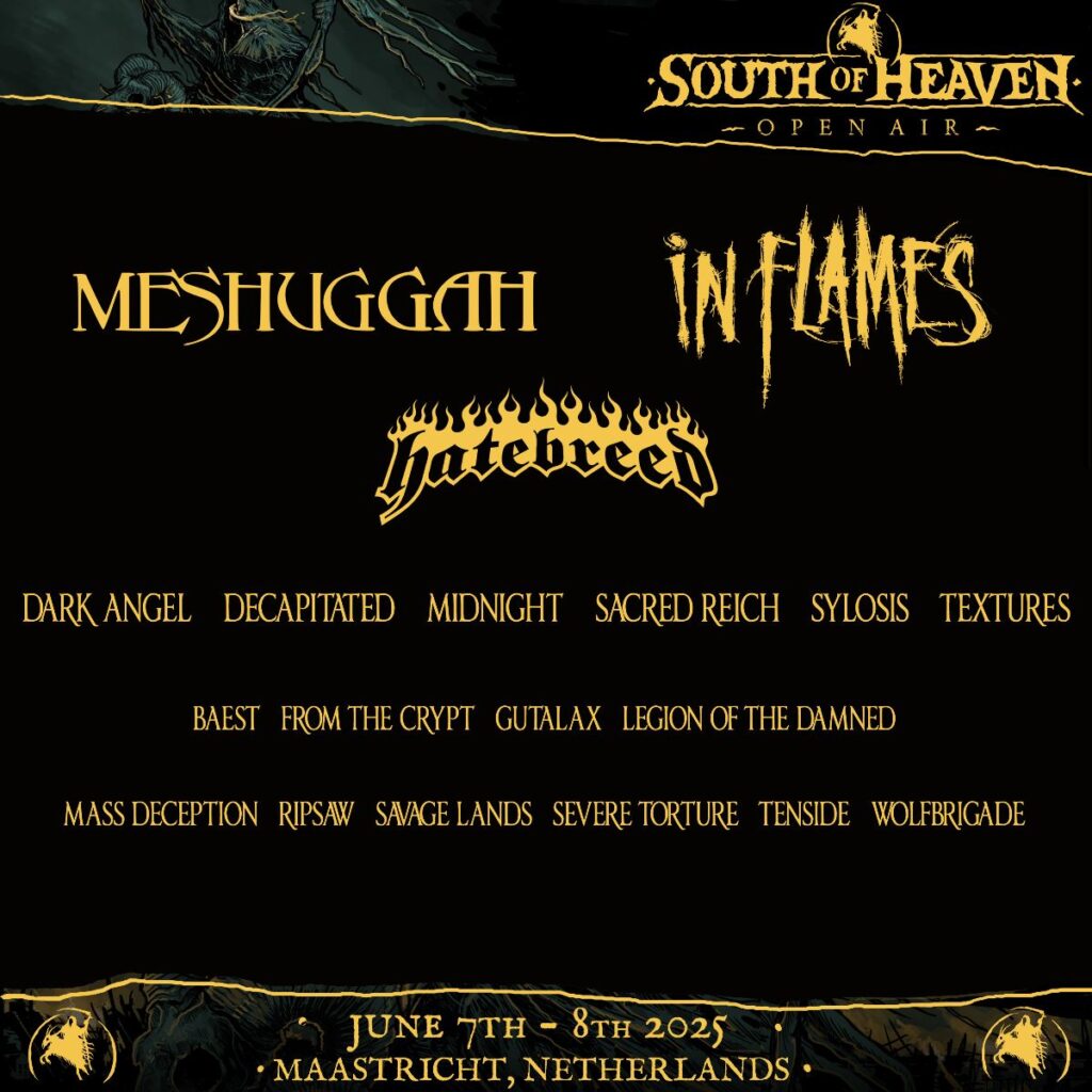 South Of Heaven Festival 2025 - Announcement 2