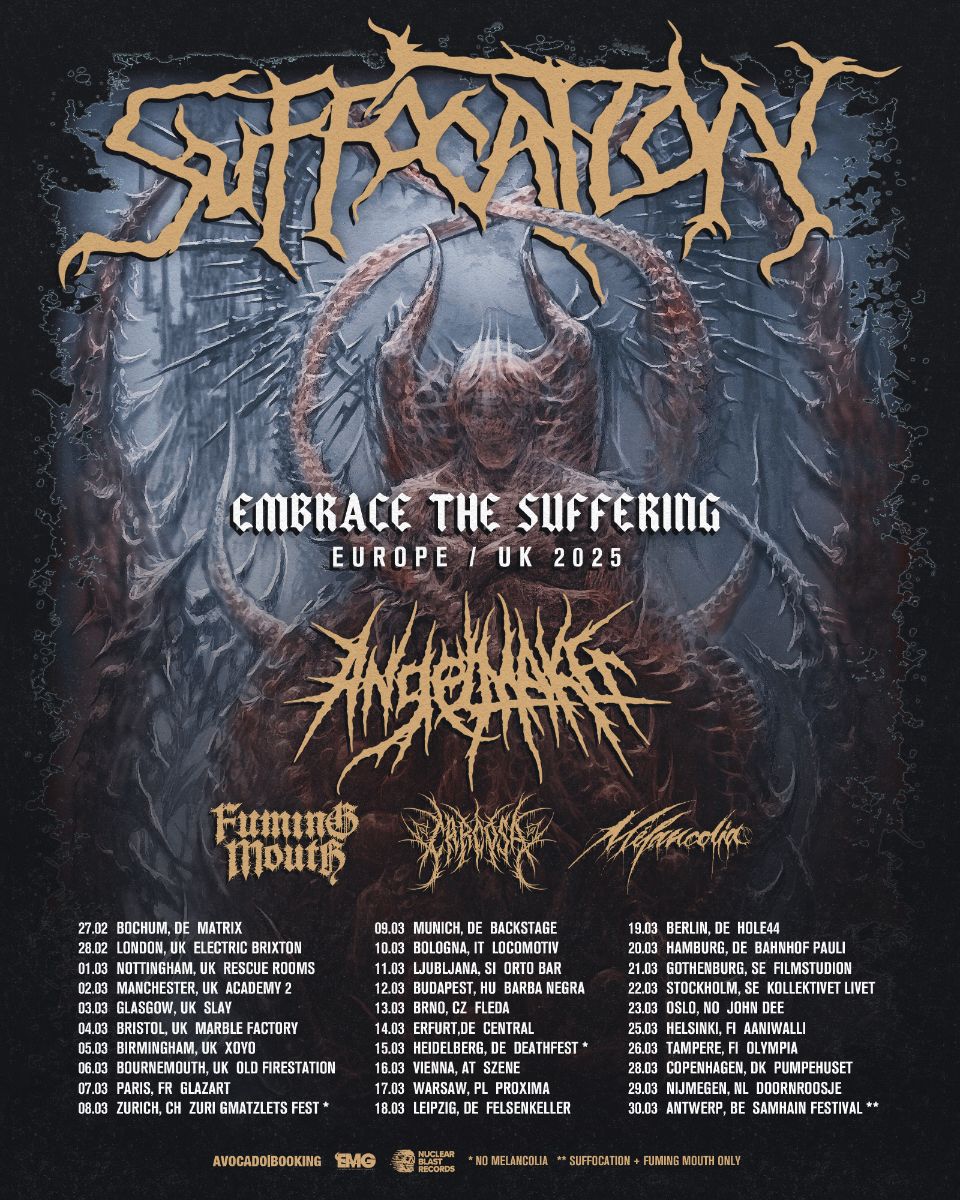 Suffocation European Tour 2025